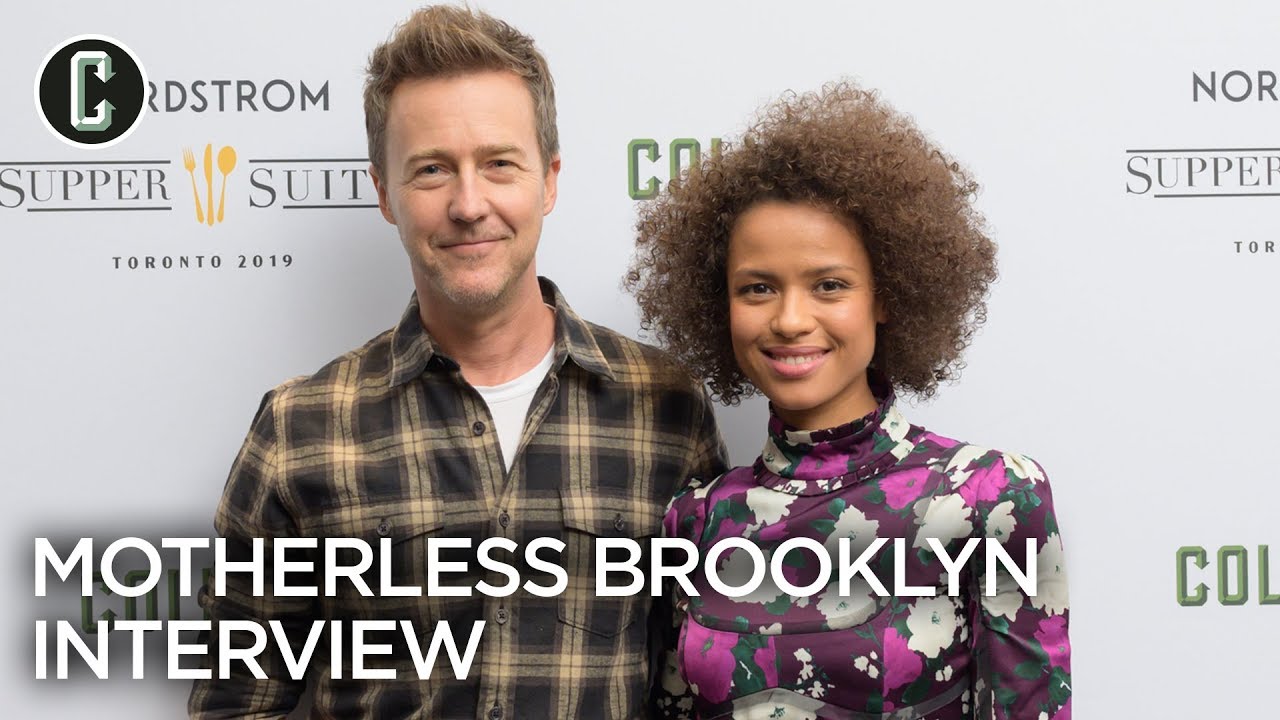Motherless Brooklyn: Edward Norton & Gugu Mbatha-Raw Interview | TIFF 2019