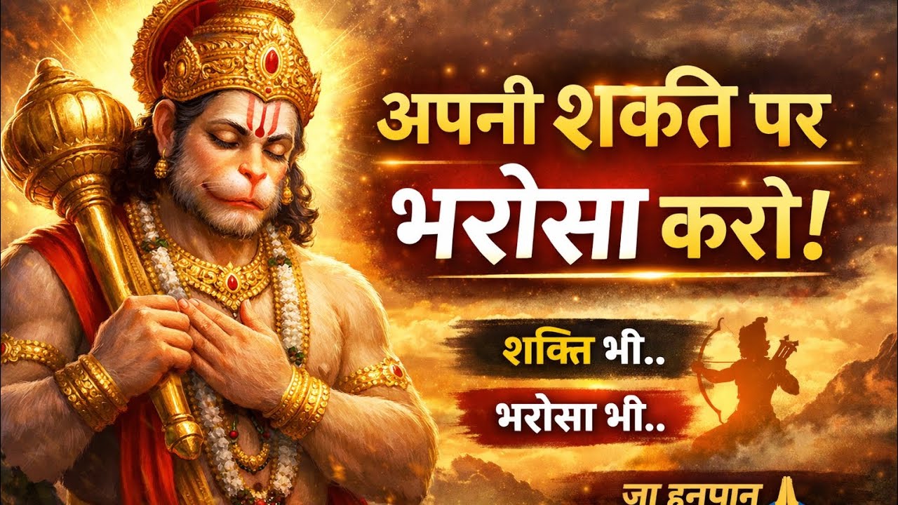 अपनी शक्ति पर भरोसा रखो | हनुमान जी की प्रेरणा  🙏
