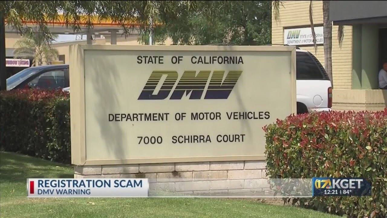 DMV warns of registration scam
