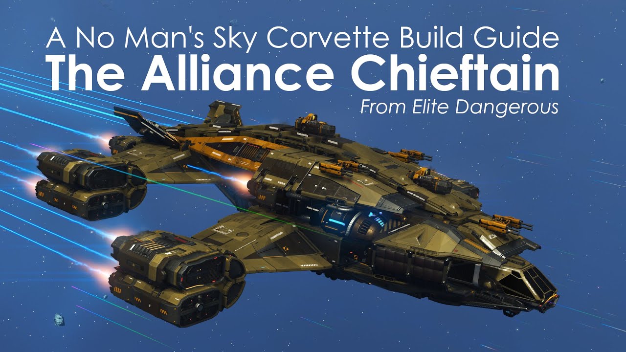No Man's Sky Corvette Showcase & Build - The Alliance Chieftain