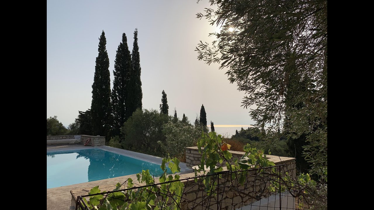 Three separate stone houses with swimming pool in North-Eastern Zakynthos