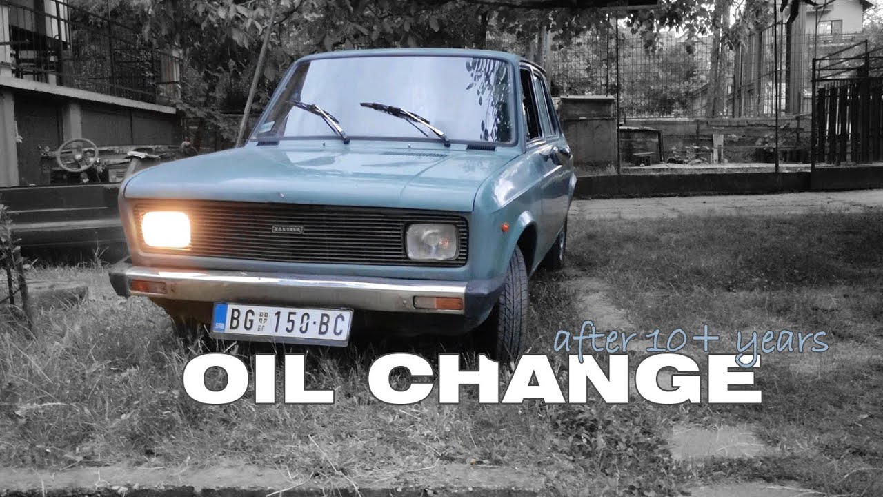 Zastava 101 Oil change after 10+ years