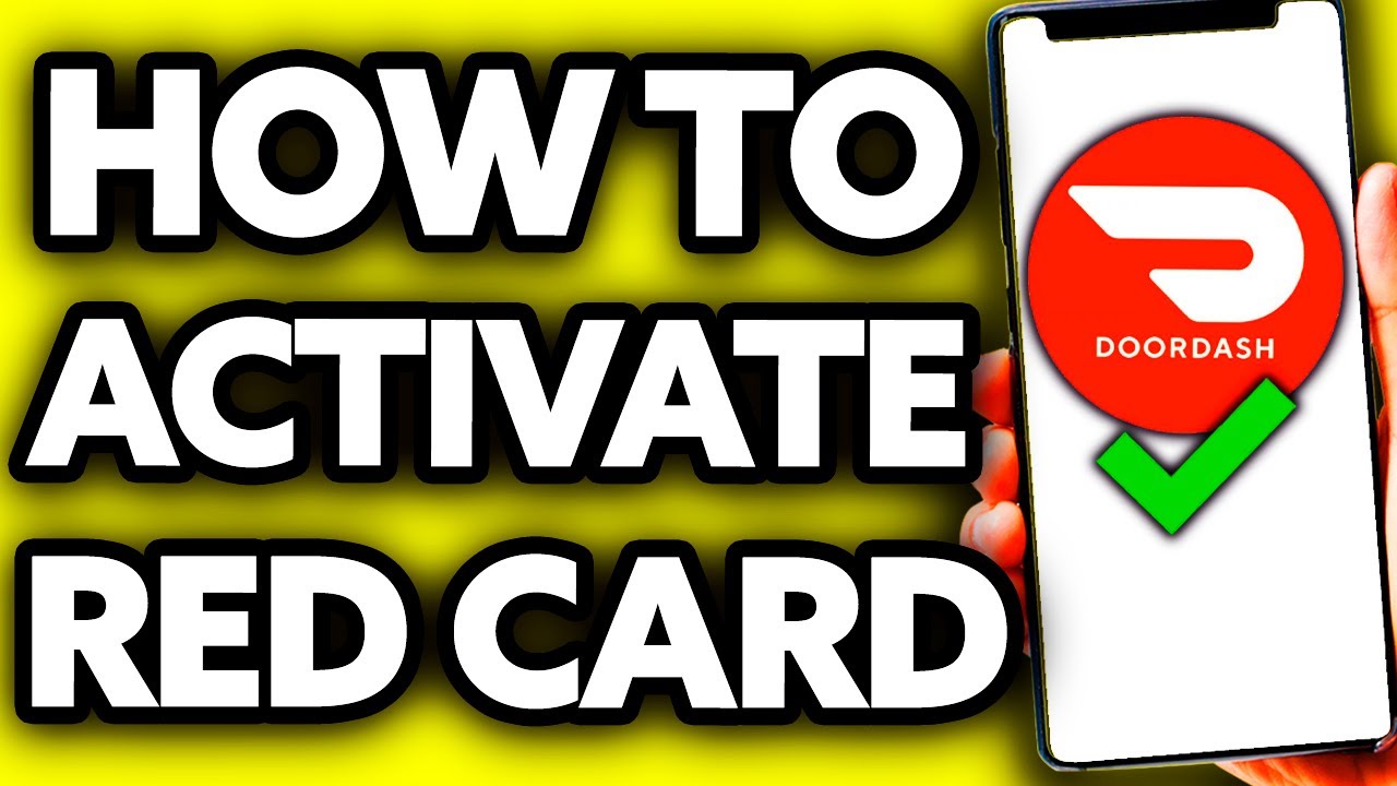 How To Activate Red Card on Doordash App (2025) - Step by Step