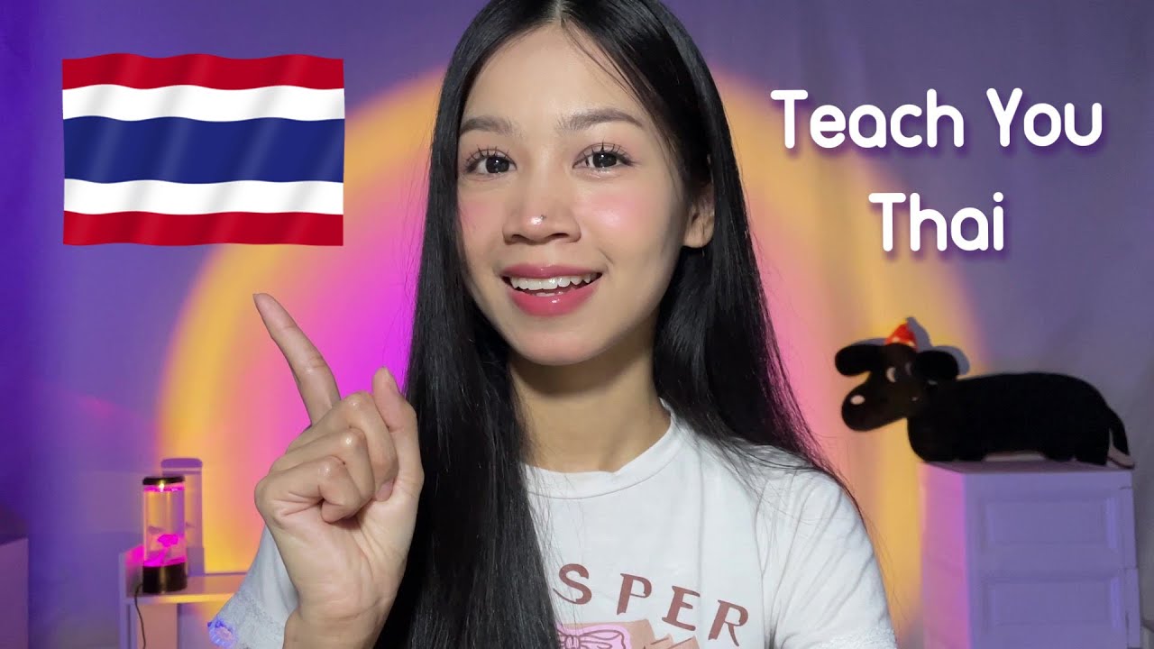 ASMR Teach You Basic Thai 🇹🇭 | Learn Thai With Me!