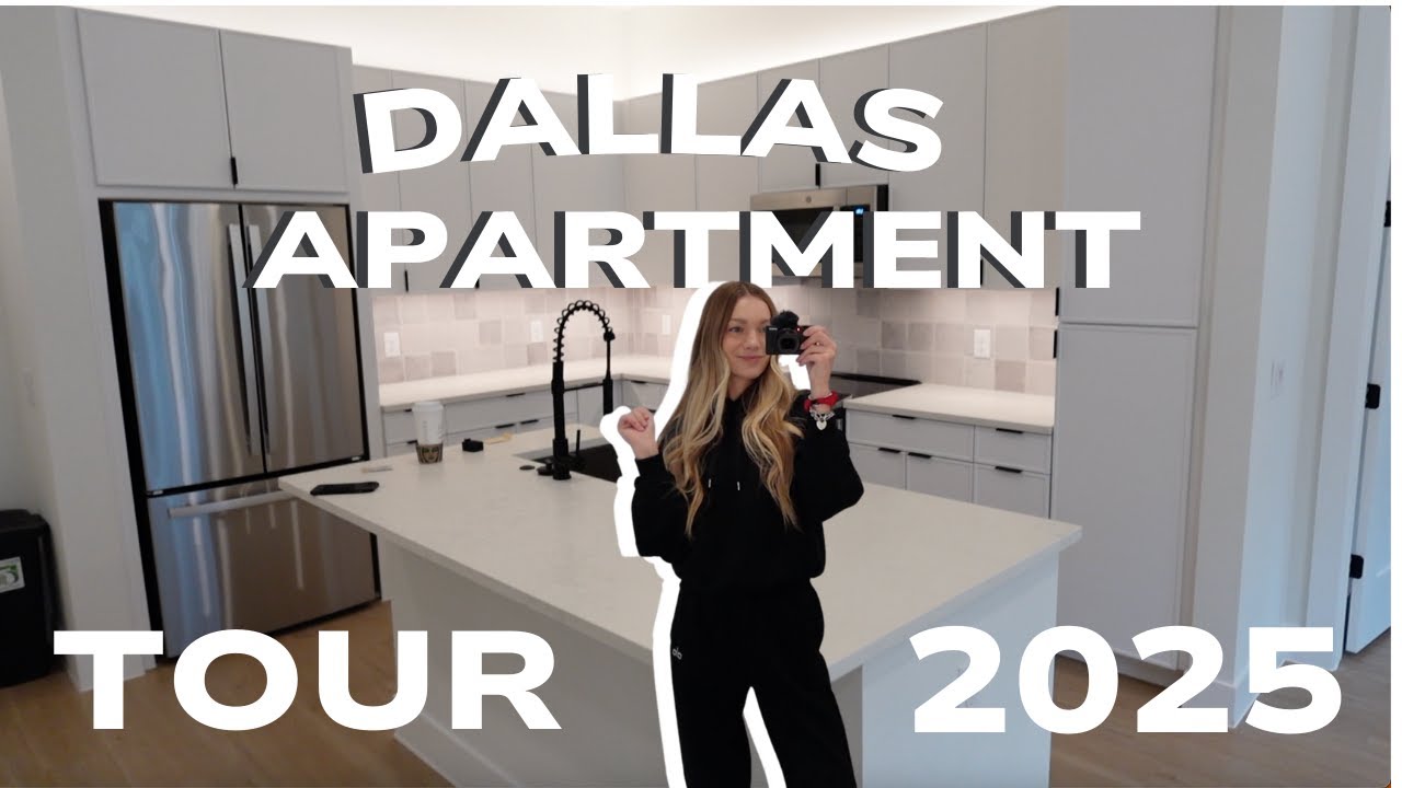 Dallas DREAM LUXURY Apartment Tour 2025!! 2 Bedroom 2 Bathroom