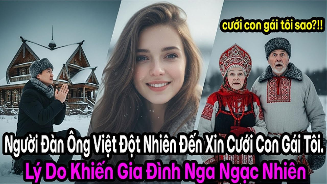 Chàng Trai Việt Đến Nhà Hỏi Cưới Con Gái Nga 29 Tuổi, Cả Gia Đình Nga Kinh Ngạc Vì Lý Do Thật Sự.