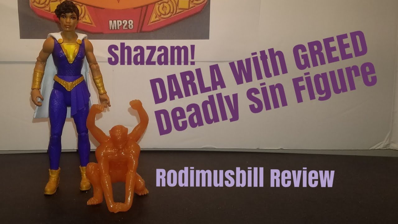 Shazam! DARLA With GREED Deadly Sin Movie Action Figure Review (DC)