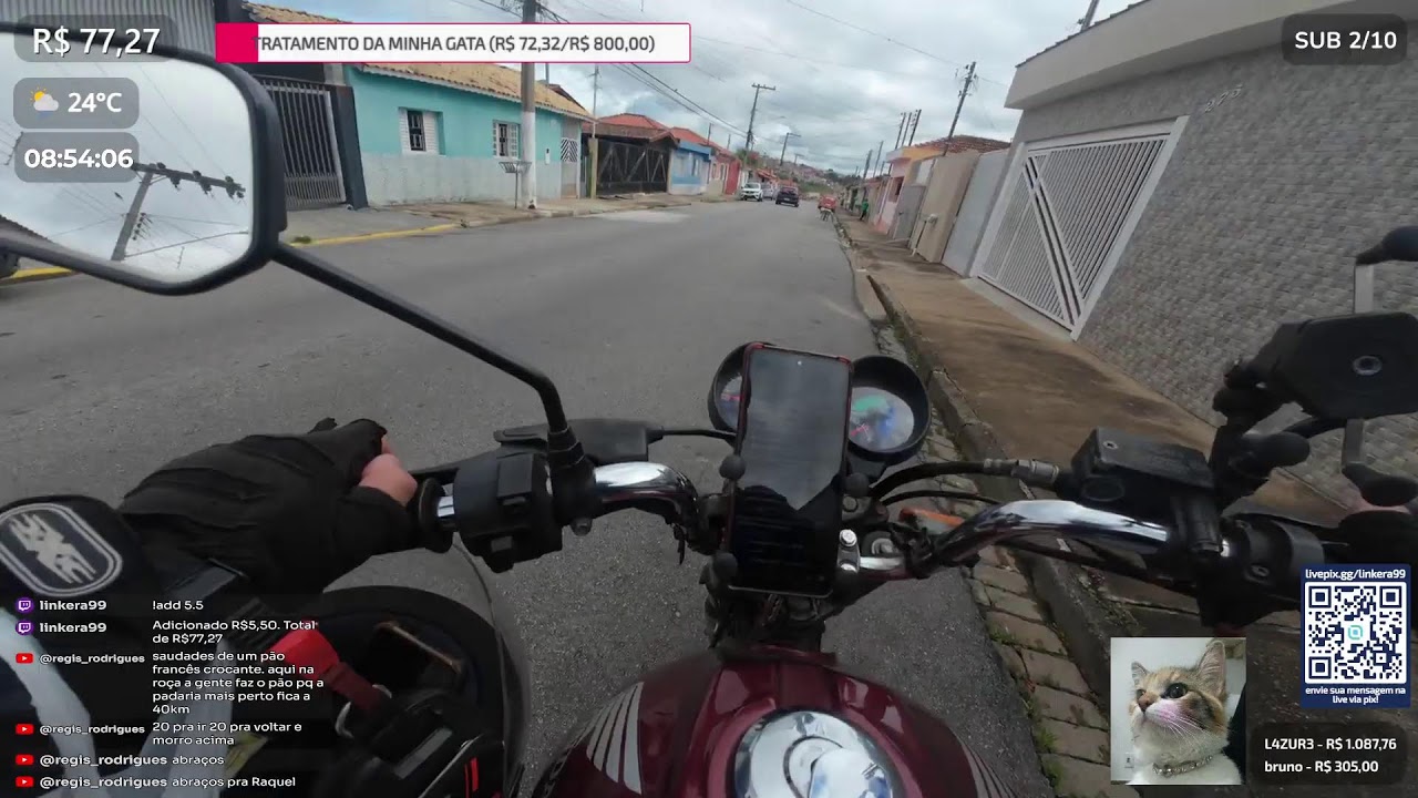🔴[LIVE] / TRABALHANDO PRA PAGAR O TRATAMENTO DA MINHA GATA ⛈️ IFOOD / !pix =clipe