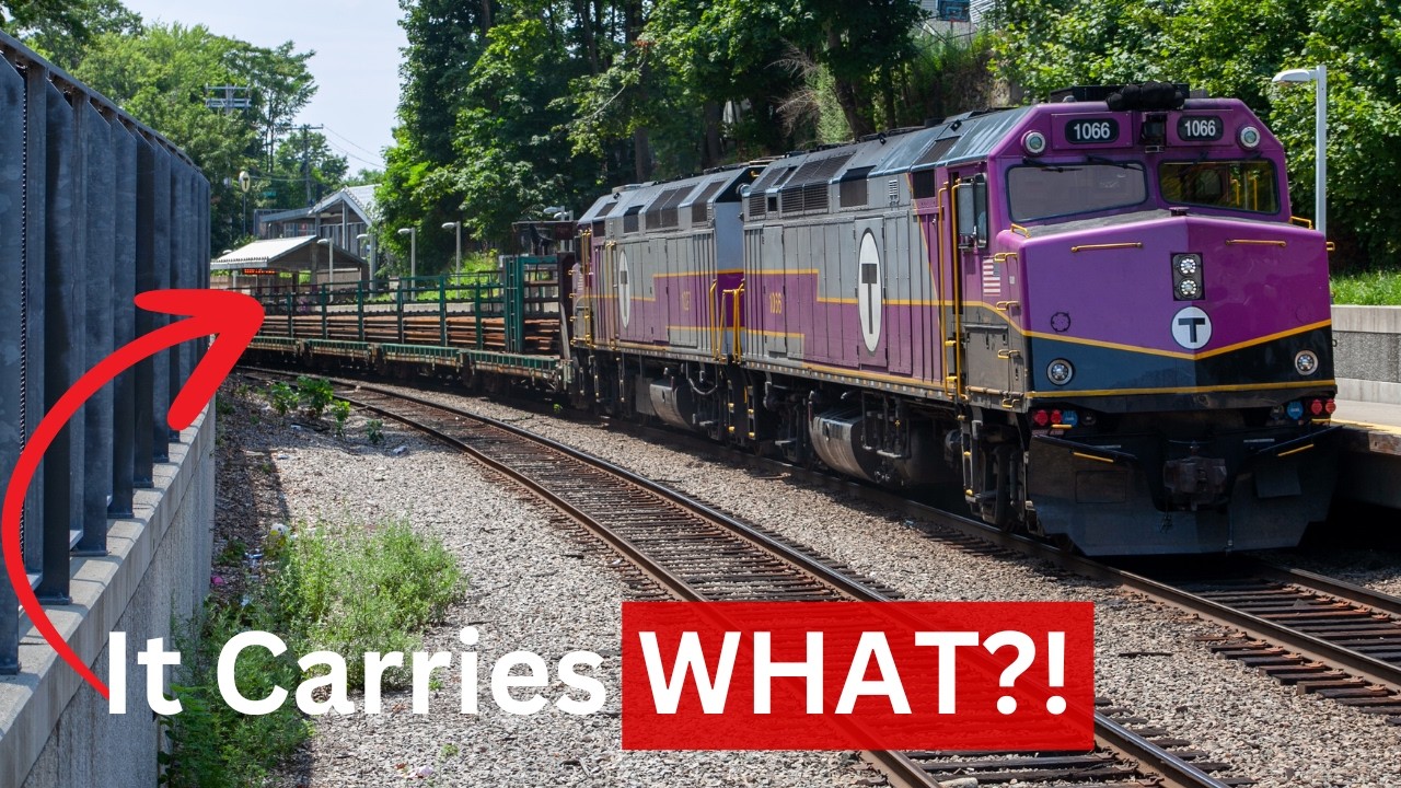 MBTA Rail Train Drops 1,600 Feet of Track on a Busy Line (How It Works)