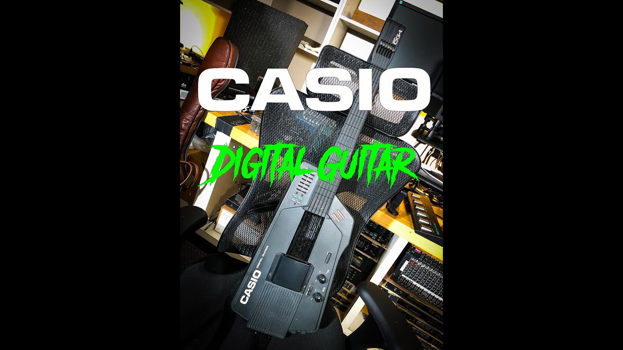 Casio DG-1 Digital Guitar FULL DEMO