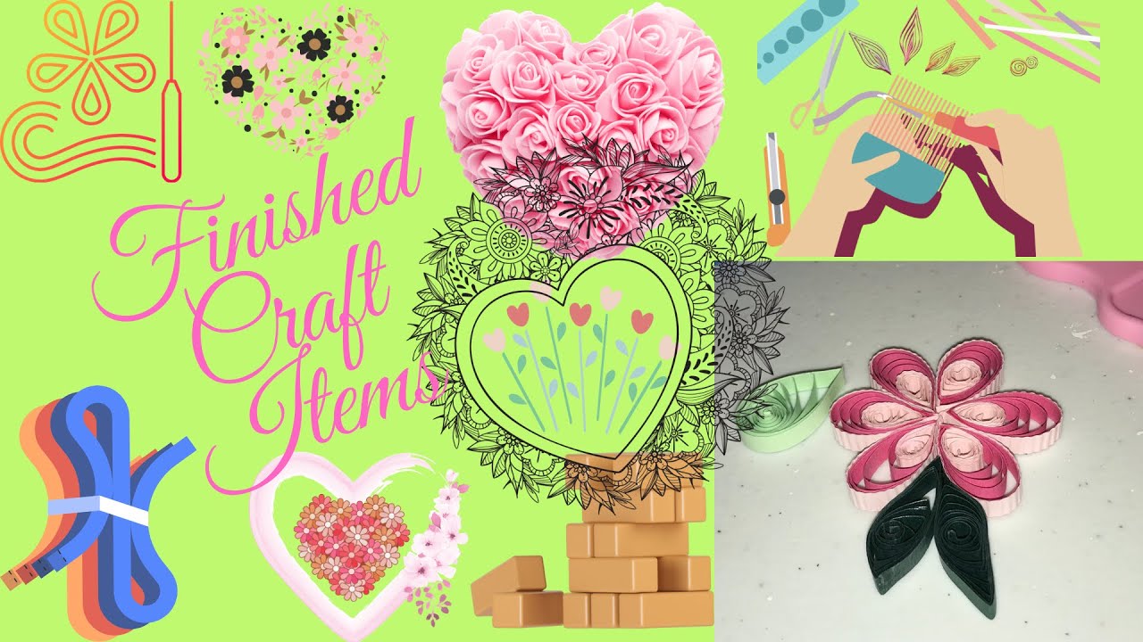Finished Craft Items and two Amazon gift card buys.