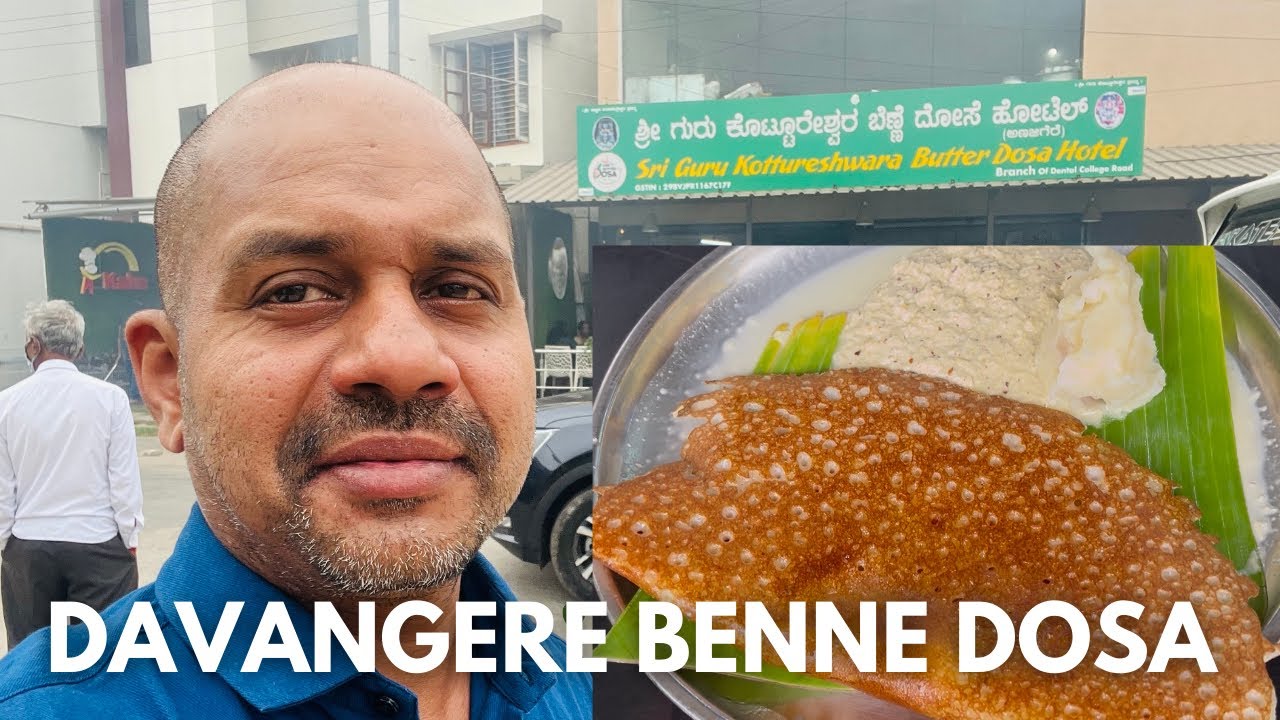 Davangere Shri Kottureshwara Benne Dosa | Best Butter Dosa in Karnataka 🧈🥞 | VinusVlog4U