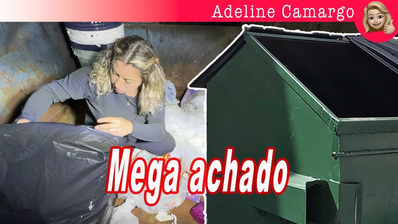 Cestos lotados de coisas novas nesse dumpster.