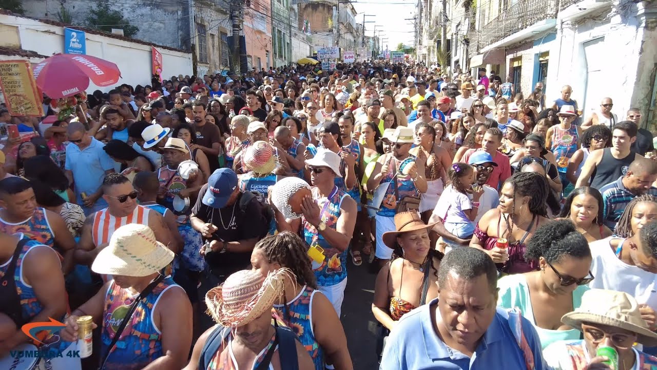 SALVADOR BAHIA - GANGU-Ê SAMBA DE RODA ARRASTÃO DO 2 DE JULHO NA LIBERDADE