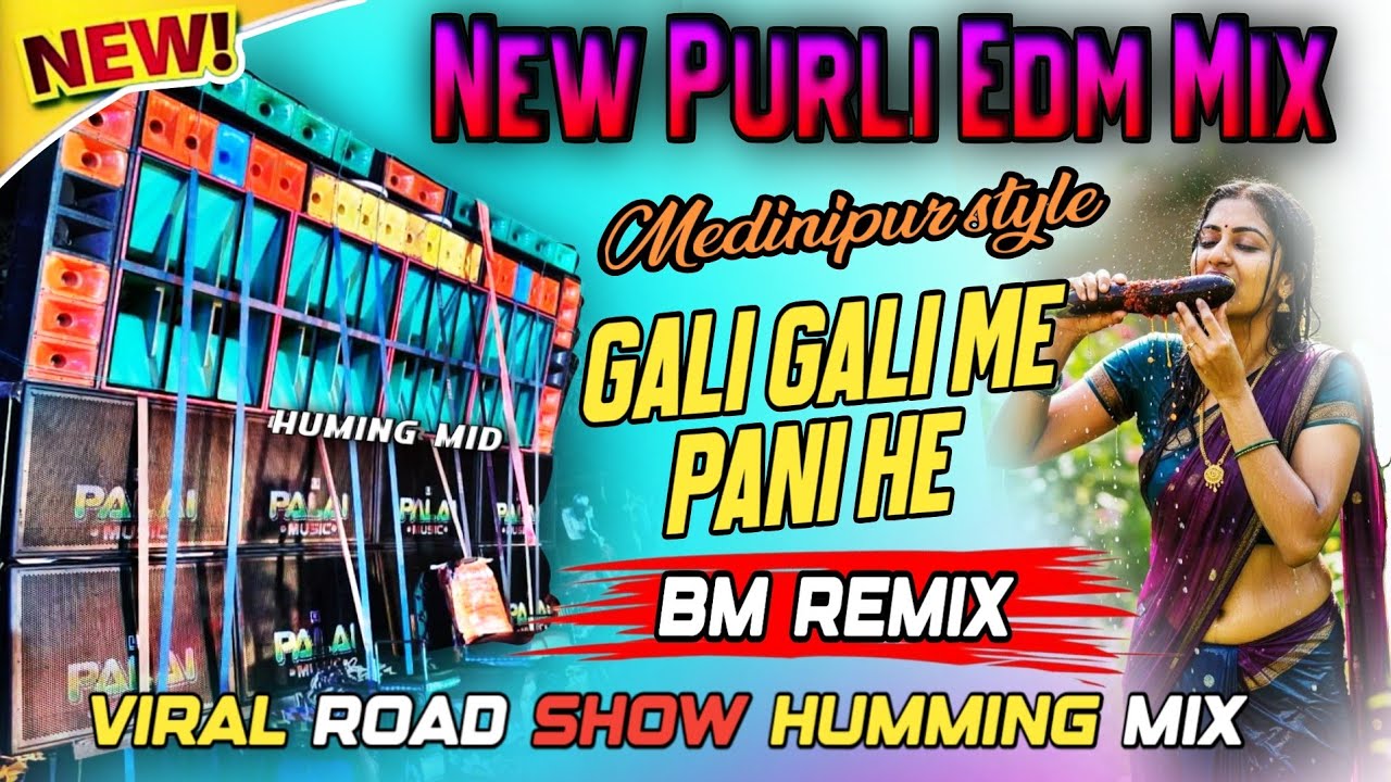 Dj BM Remix | Humming Song | Humming Bass Song Purli EDM Mix | Gali Gali Me Pani He | 2026 Dj Song ✨