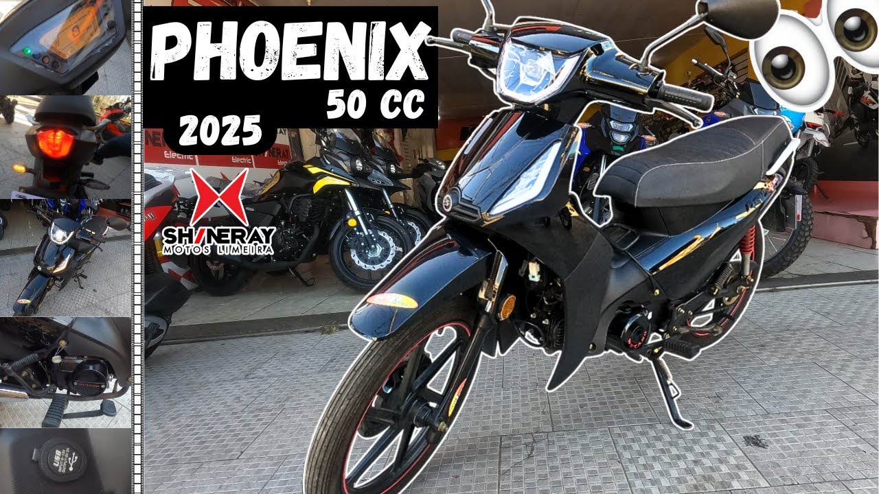 Phoenix EFI 50cc em detalhes. Ficha técnica, ronco e preço. Essa cinquentinha Shineray vale a pena?