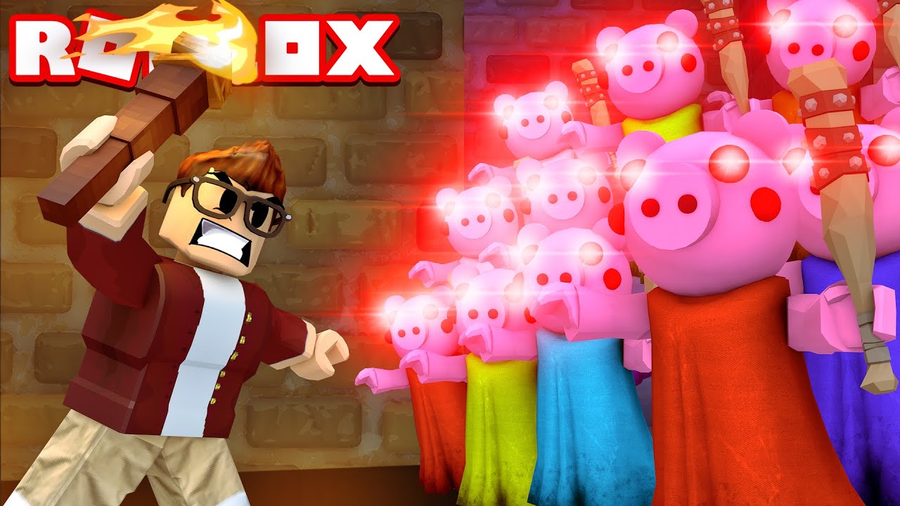 PIGGY aber ALLEINE GEGEN 10 PIGGYS! - Roblox [Deutsch/HD]