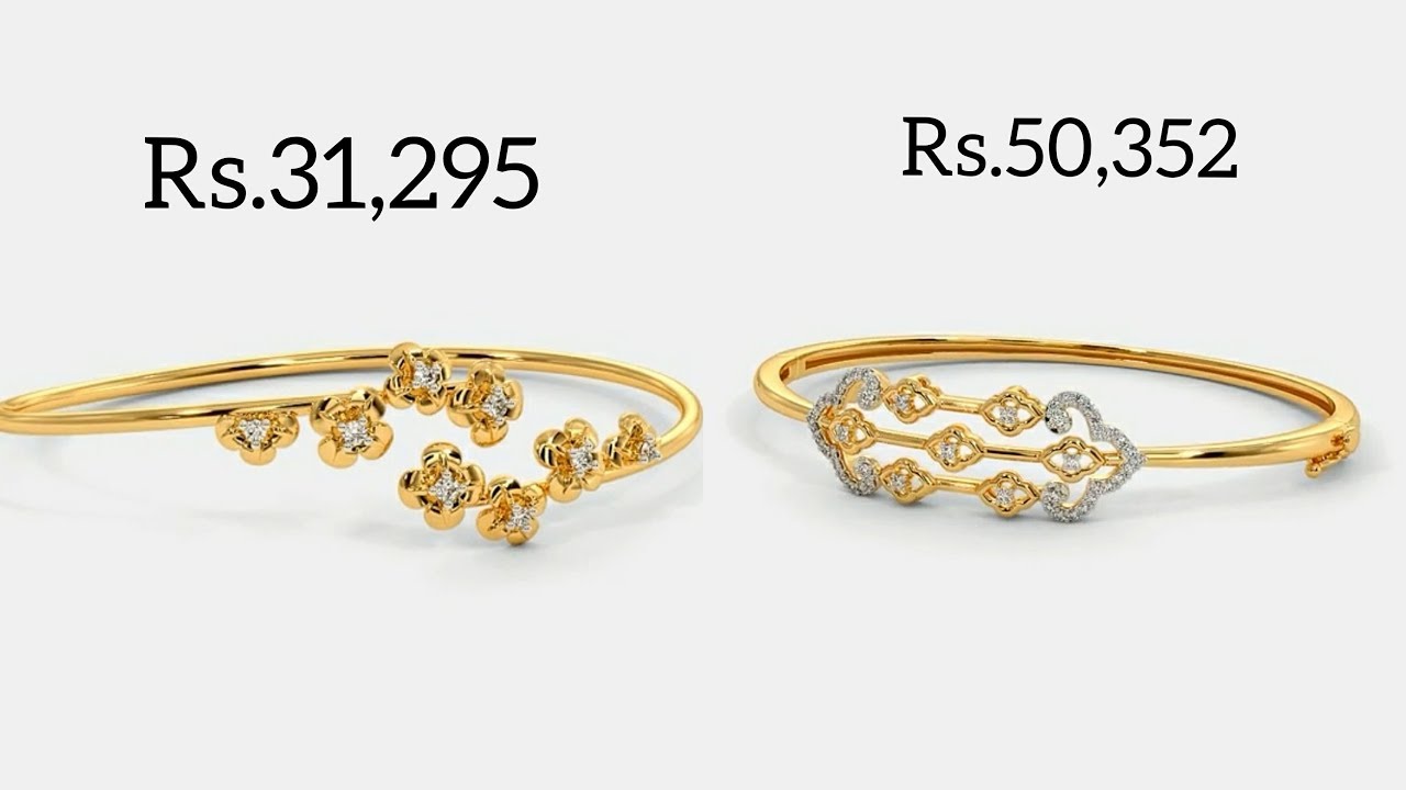 Latest Diamond Bangle Designs with PRICE