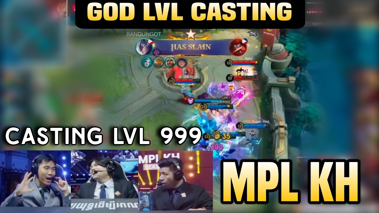 Meanwhile in MPL Cambodia CASTERS ARE ON ANOTHER LEVEL!!!🤣🤣