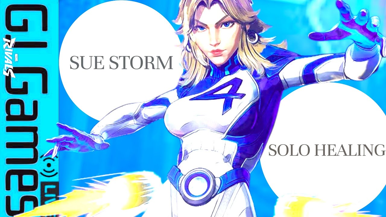 Solo healing | SUE STORM | MARVEL RIVALS | GJGAMESLIVE
