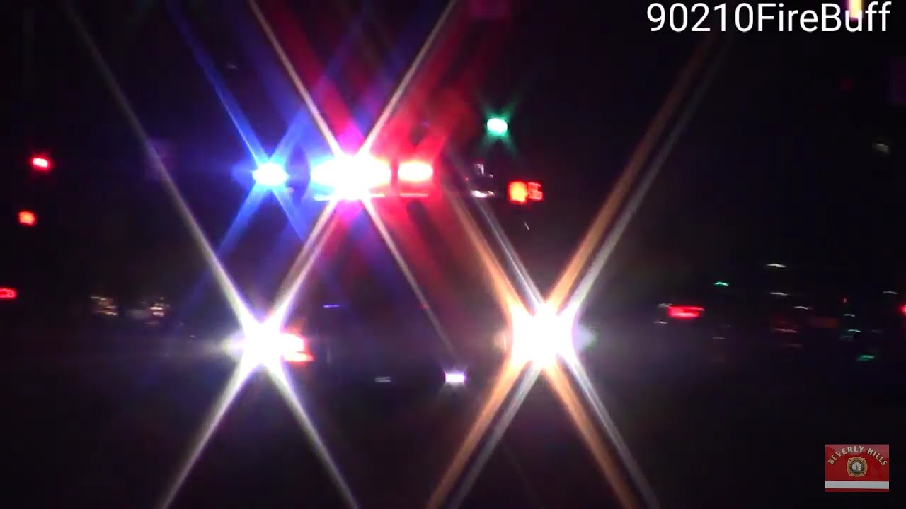 Beverly Hills Police Responding Code 3