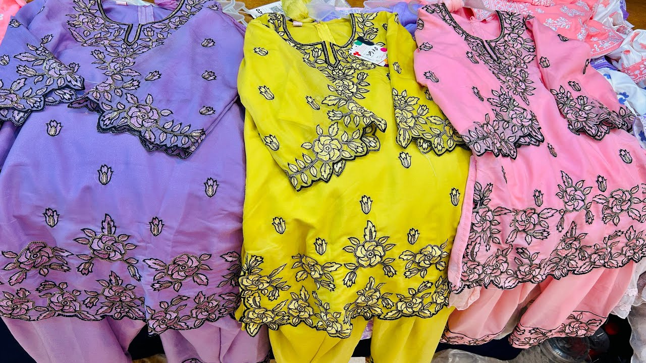 অবিশ্বাস্য অফারে ১-১৫ ঈদ স্পেশাল লাক্সারি কাজের পাকিস্তানি ভার্সন থ্রিপিস || Eid special three piece