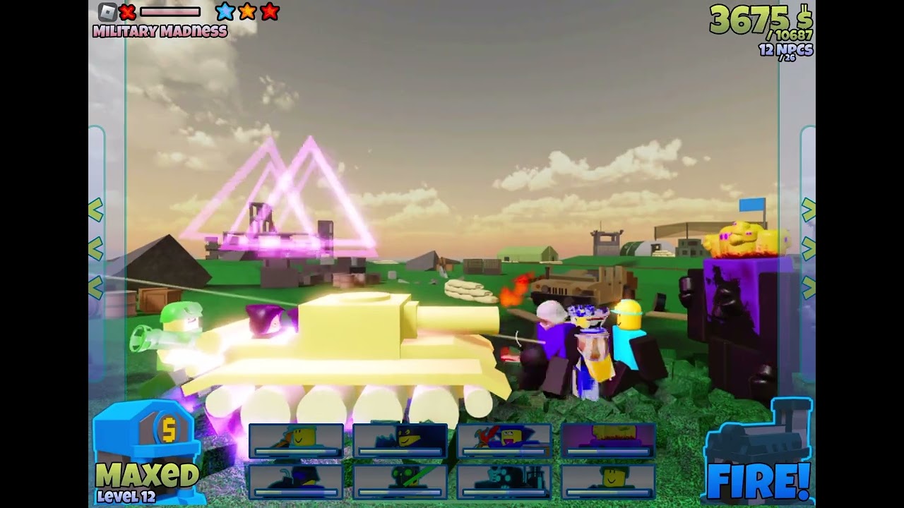 Military Madness 3 stars Normal/Casual Gachaless - The Battle Bricks