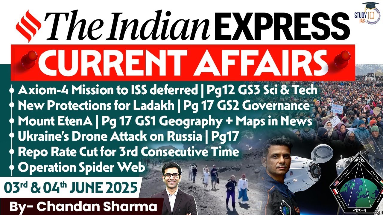 Indian Express Analysis | 3rd & 4th June 2025 | The Indian Express Newspaper Analysis #news