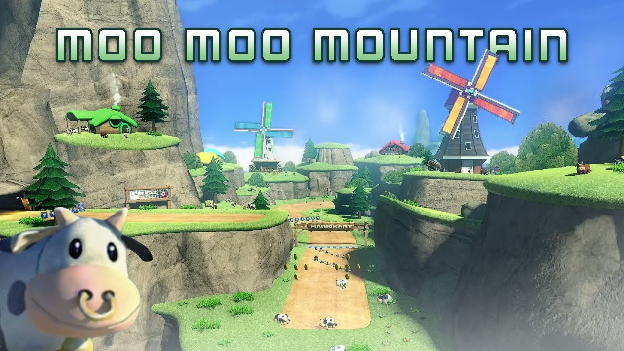 Moo Moo Mountain - Mario Kart 8 Deluxe Custom Track
