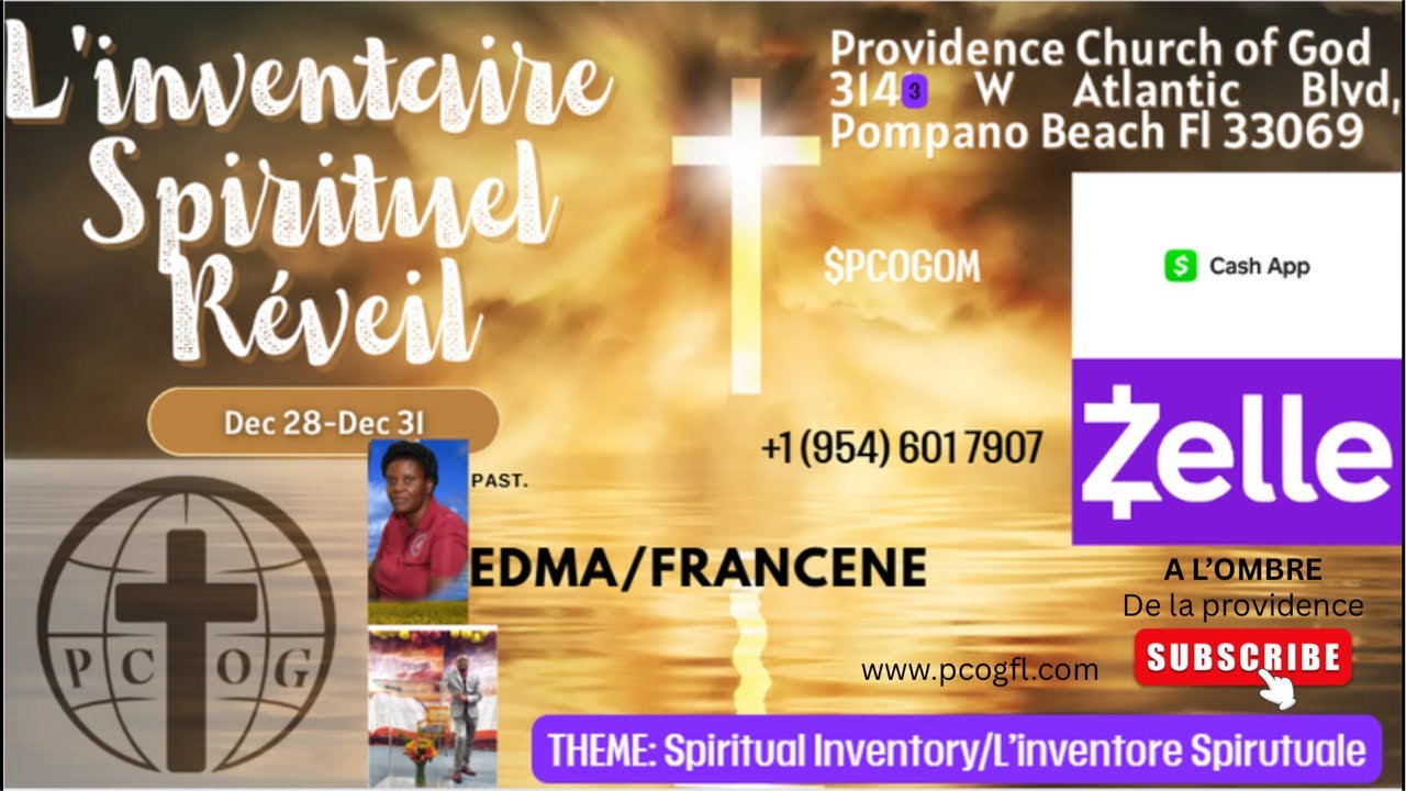🔴LIVE: Gospel/Chrishtian: Day 4 (Final) Spirital Inventory | Providence Church of God | 3143 W Atl…