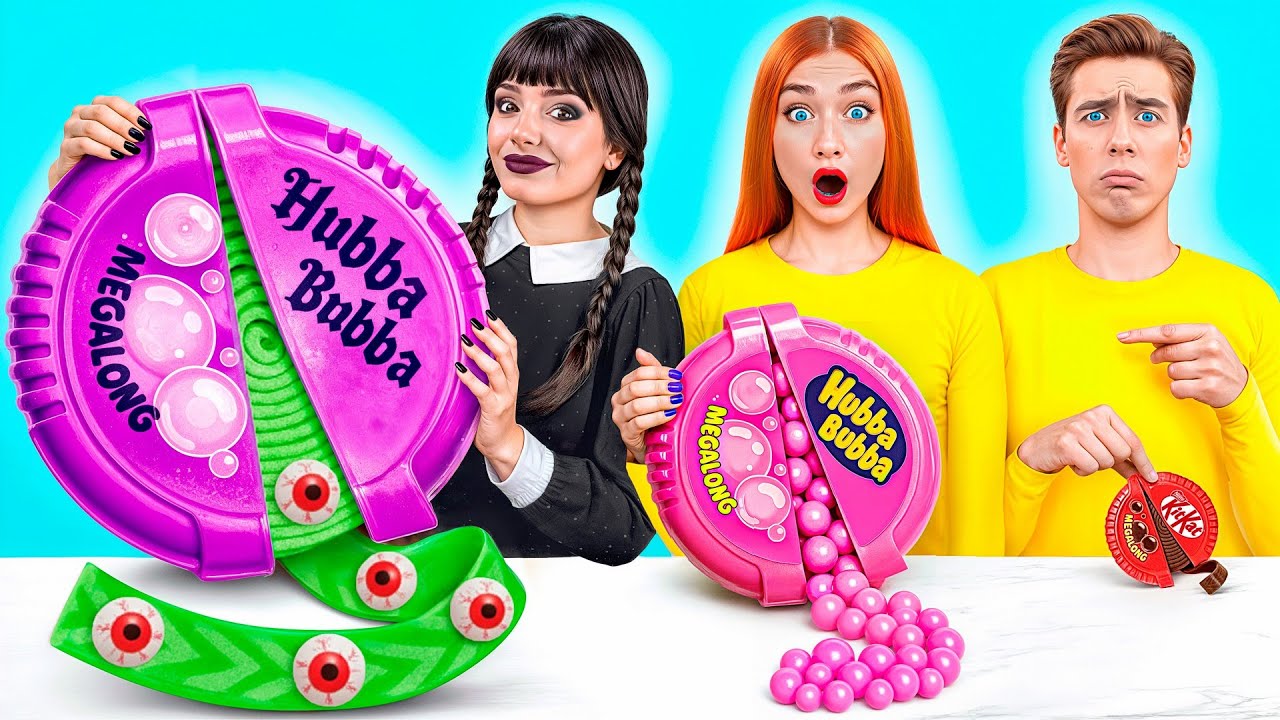 Большая, Средняя или Маленькая тарелка Челлендж с Уэнсдей Аддамс от Super Hyper DO