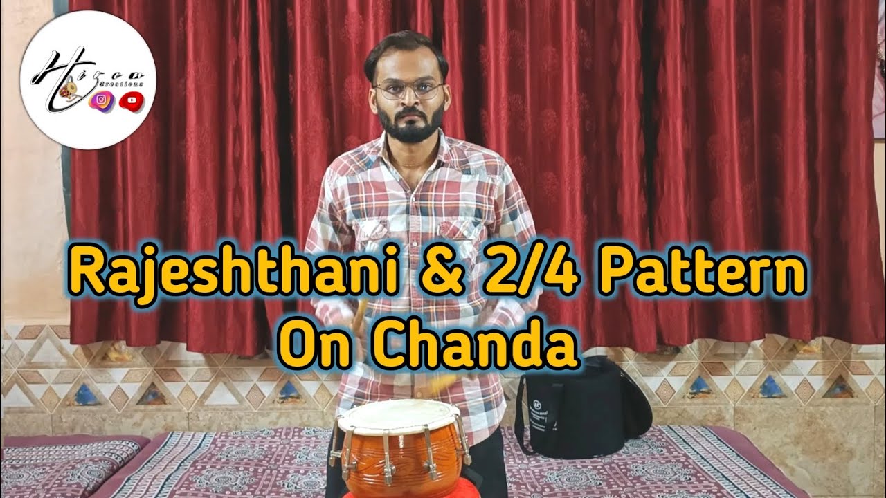 Rajeshthani Pattern And 2/4 Pattern On Chanda Hiren Creations #hiren_creations