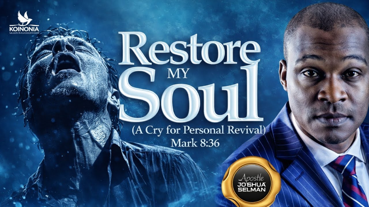 RESTORE MY SOUL [A CRY FOR PERSONAL REVIVAL] Mark 8:36 || HOTR || ENUGU-NIGERIA || APOSTLE SELMAN