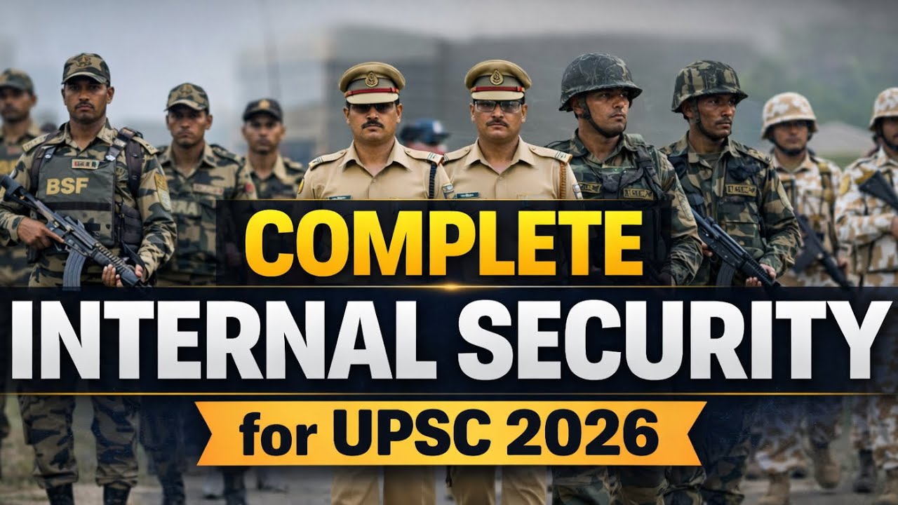 COMPLETE Internal Security in ONE SHOT | GS3 Mains