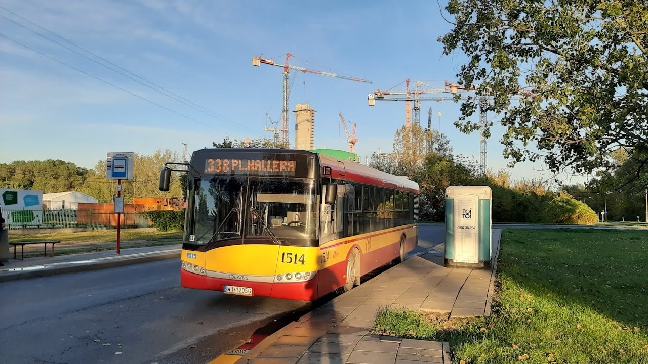 ↯ Solaris Urbino 12 III #1514 (338) || MZA Warszawa ↯ ♪ ZF ♪