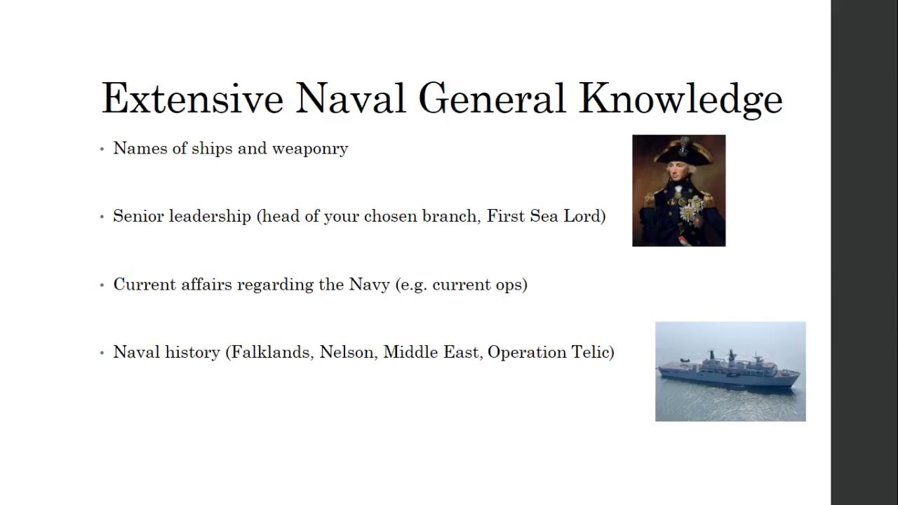 Royal Navy Interview Questions and Answers