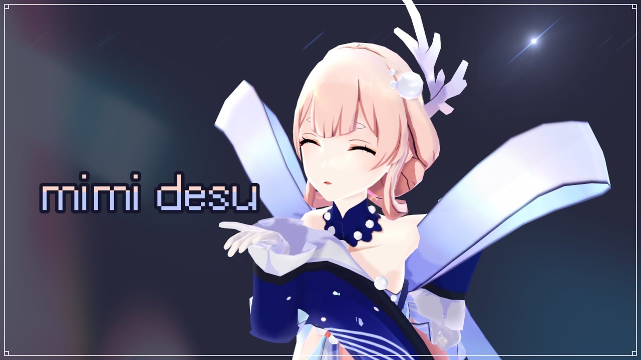 MMD - Mimi genshin Impact Model test