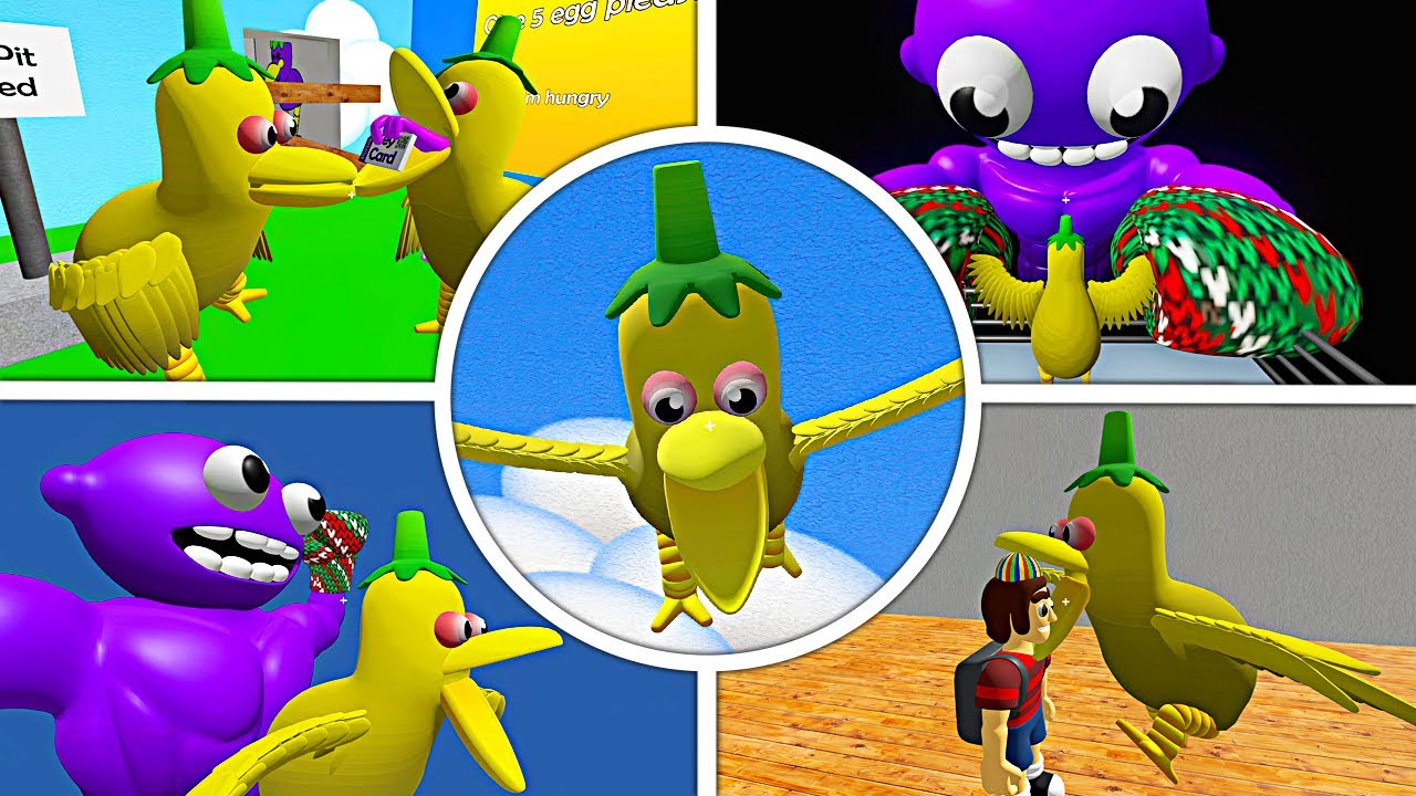 Garten of Banan 🍌 Playing as Secret Yellow Opila Bird + Purple Jumbo Josh
