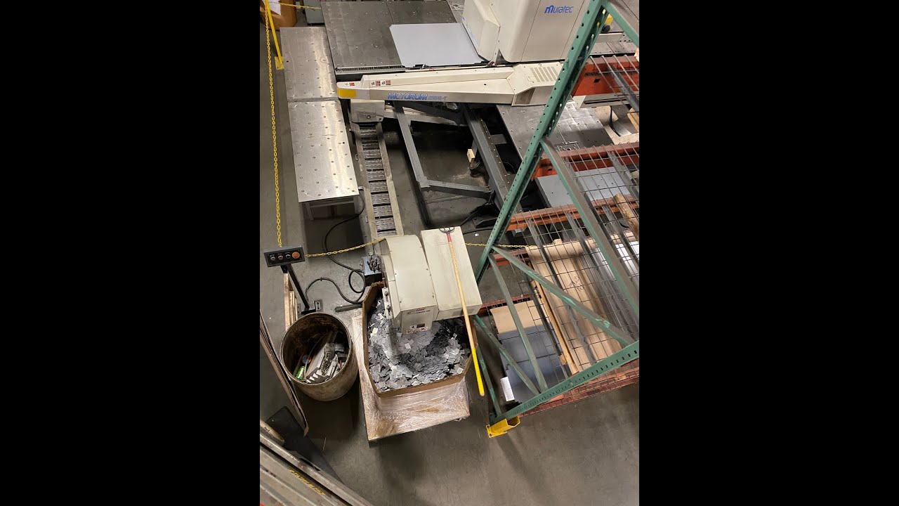 Muratec Motorum 2558-T 27.6 Ton CNC Turret Punch w/ Muratec F1G-1500 Cell Loader Load/Unload System