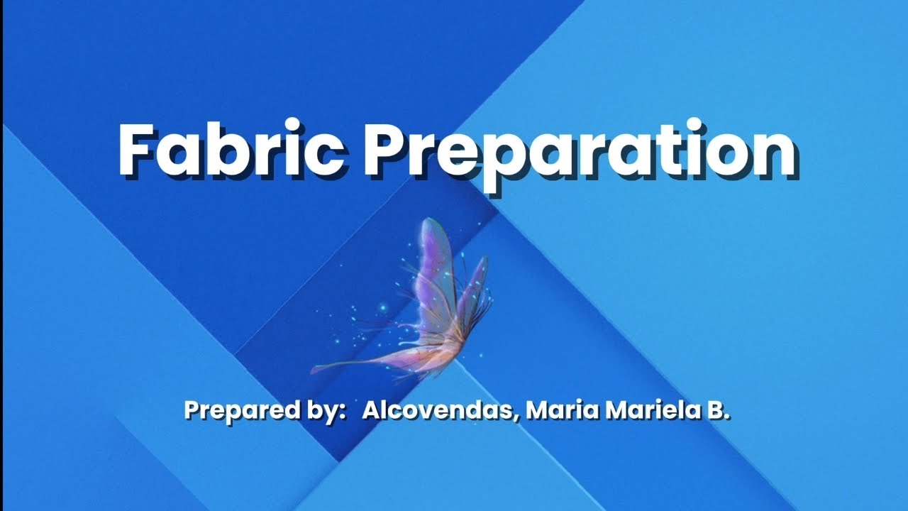 [Ladies' Wear] Fabric Preparation Before Cutting