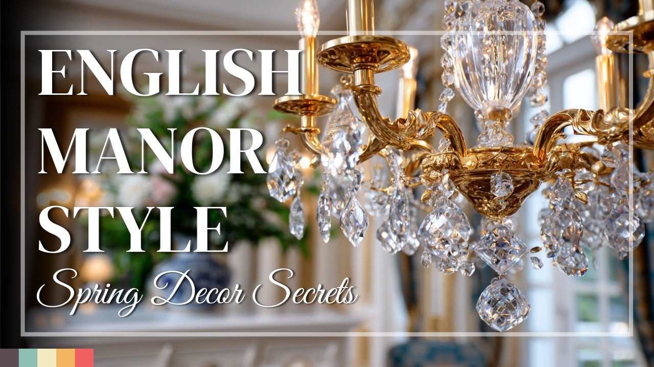 English Manor Spring Decorating Ideas 🌼 Channel Regal Grandeur with Fresh Accents