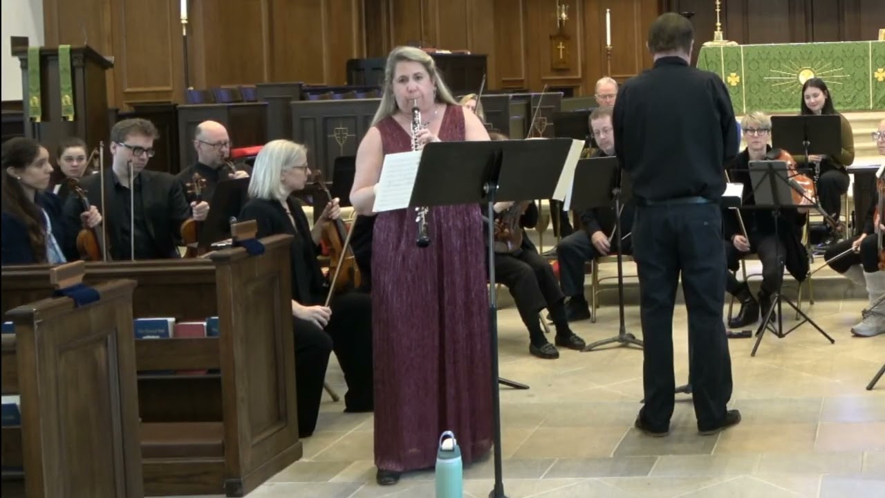 Mozart Oboe Concerto in C major, Rebecca Van de Ven oboe, MBF Orchestra, David P. Sartor conductor