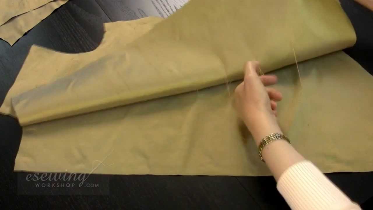 Shirt Sewing - Marking the Tailor Tacks on the Fabric Pieces (FREE SAMPLE)