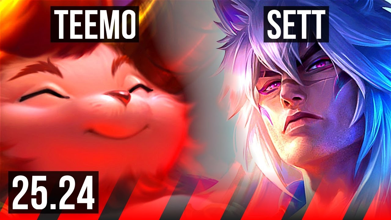 TEEMO vs SETT (TOP) | KR Master | 25.24