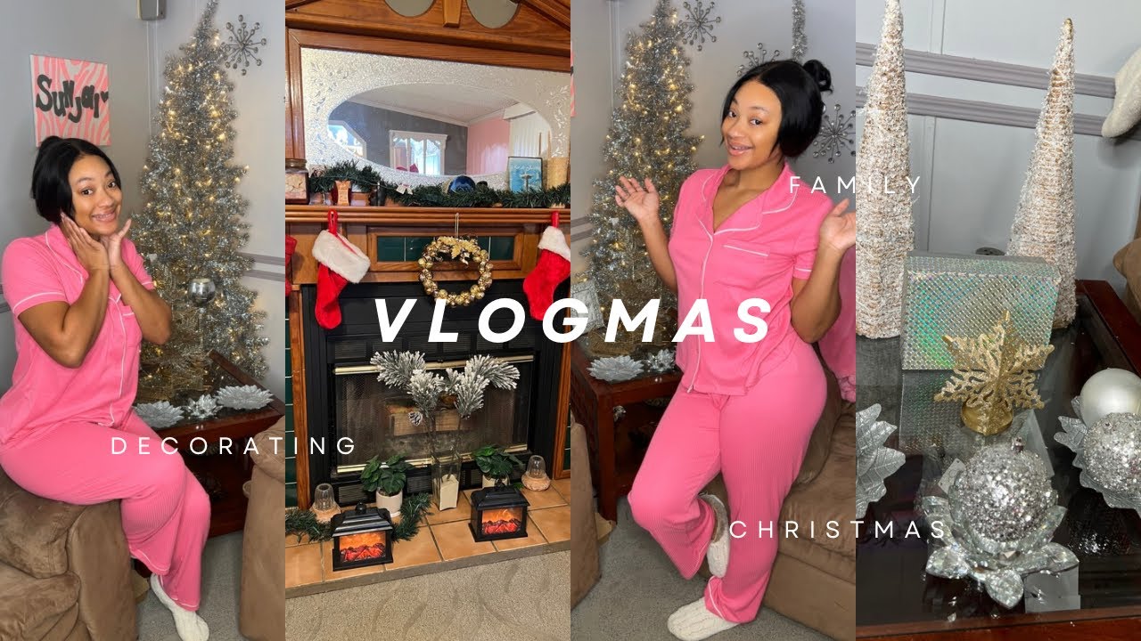 VLOGMAS - Decorating My Home For Christmas | Birthday Celebrations at My Dad's House