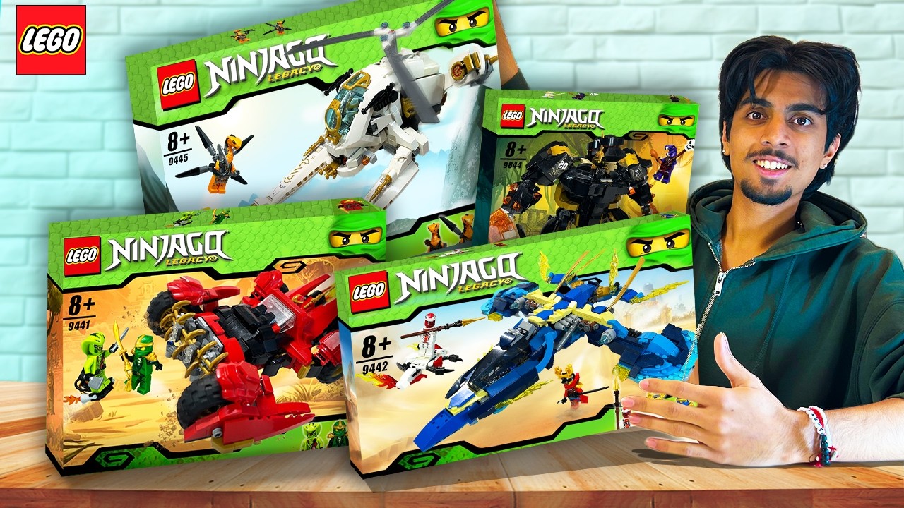 I Built MODERN DAY Golden Weapon Vehicles | Ninjago 15th Anniversary