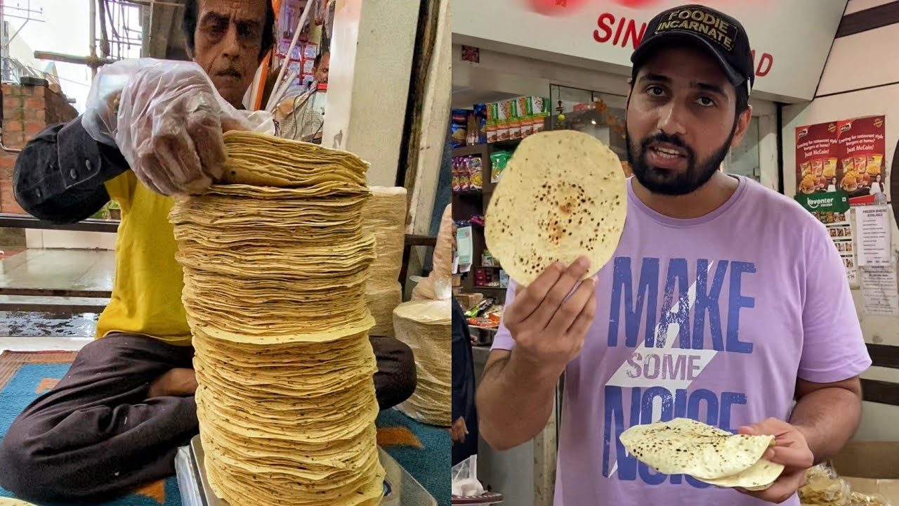 Famous Sindhi Papad of Indore😱😱 इसके बिना सिन्धी खाना नहीं खाते😳😳 Indian Street Food |Madhya Pradesh