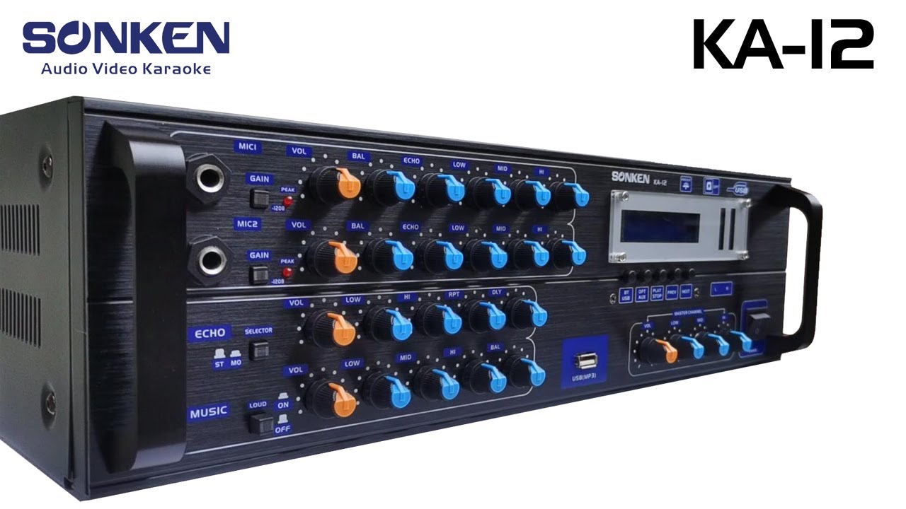 Sonken KA-12 Karaoke Mixing Amplifier - www.khe.com.au