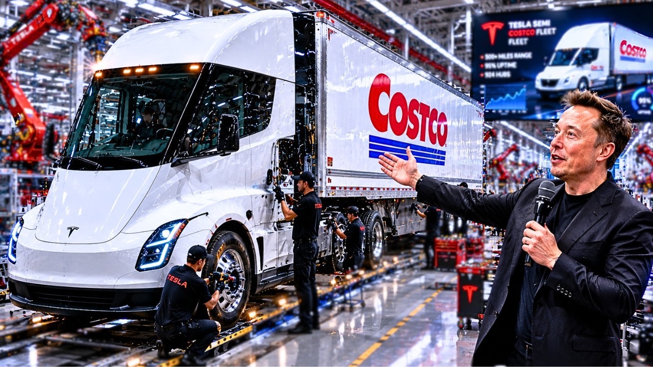 Tesla Semi Cracks Costco: 500 Miles, 95% Uptime, 924 Hubs &mdash; It's Real