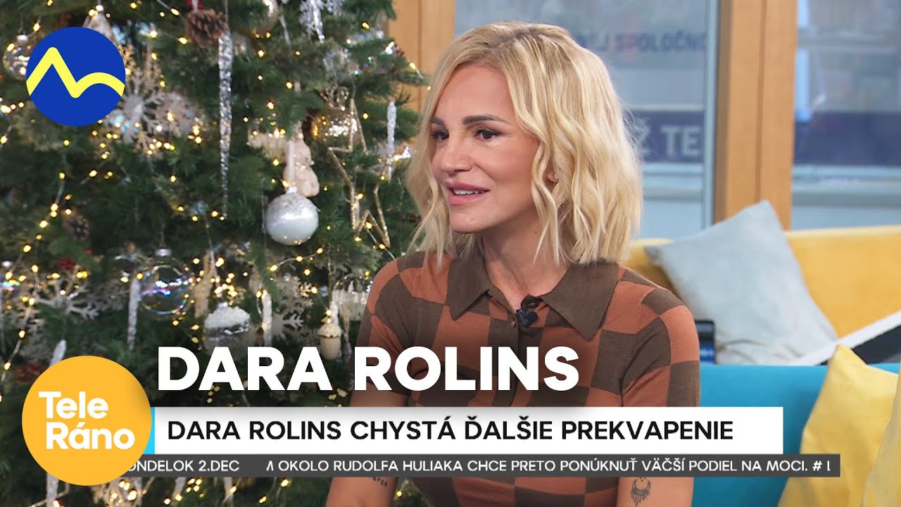 Dara Rolins - chystá prekvapenie na rok 2025  | Teleráno